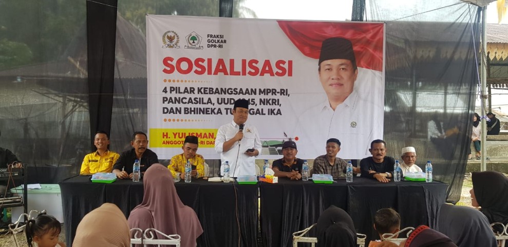 Yulisman Sosialisasikan Empat Pilar Kebangsaan di Rakit Kulimi