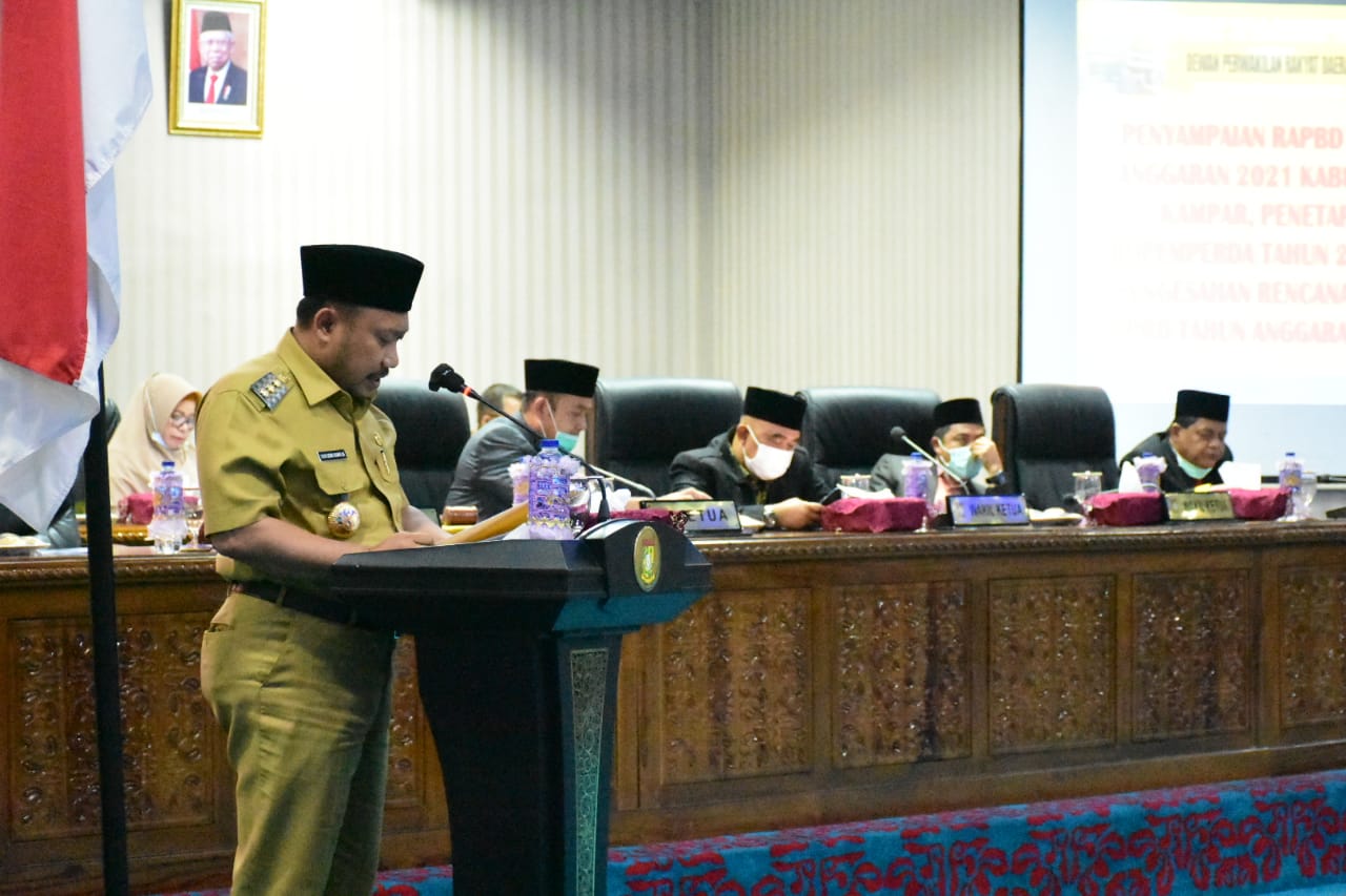 APBD Kampar Tahun 2021 Disahkan APBD Kampar Tahun 2021 Disahkani