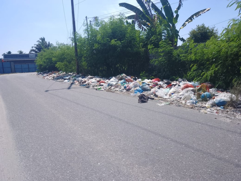 Diduga Adanya Pembiaran, Tumpukan Sampah Di Pinggir Jalan Karya IV Semakin Bertambah Banyak Diduga Adanya Pembiaran, Tumpukan Sampah Di Pinggir Jalan Karya IV Semakin Bertambah Banyaki