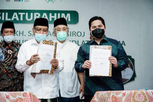Erick Gandeng PBNU Pulihkan Ekonomi Erick Gandeng PBNU Pulihkan Ekonomii