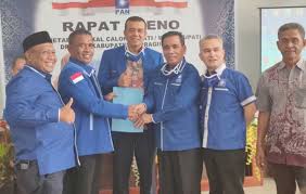DPD PAN Tetapkan Enam Paslon Bupati dan Wakil Bupatii