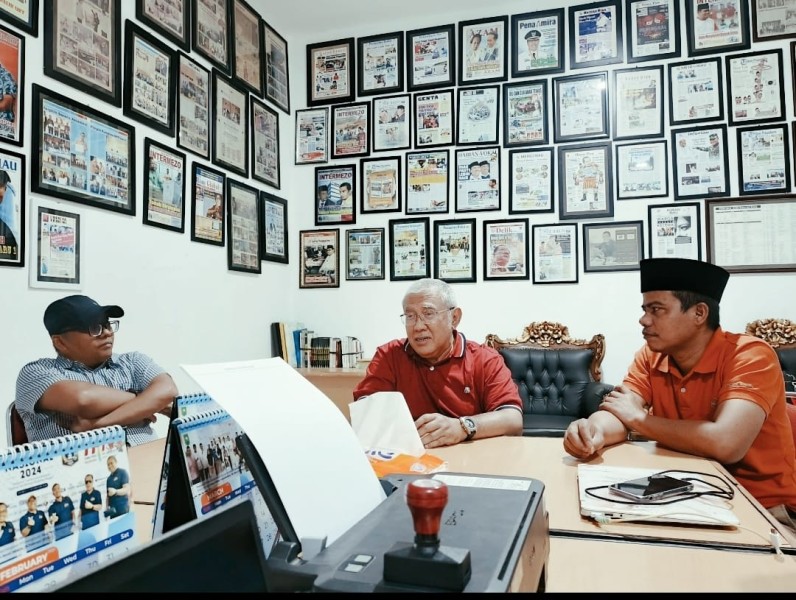Ketum SPS Pusat Kunjungi Kantor SPS Riau Jelang Pelantikan Pengurus Baru, Januar: Fasilitas Kantor SPS Riau Bagus dan Permanen