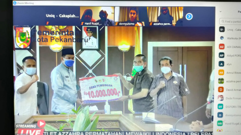 Walikota Doakan Azzahra Pulang Bawa Prestasi Walikota Doakan Azzahra Pulang Bawa Prestasii
