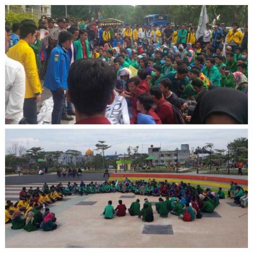 Terkait Kasus RTH, Aliansi BEM se-Riau Demo Kejati Riau Terkait Kasus RTH, Aliansi BEM se-Riau Demo Kejati Riaui