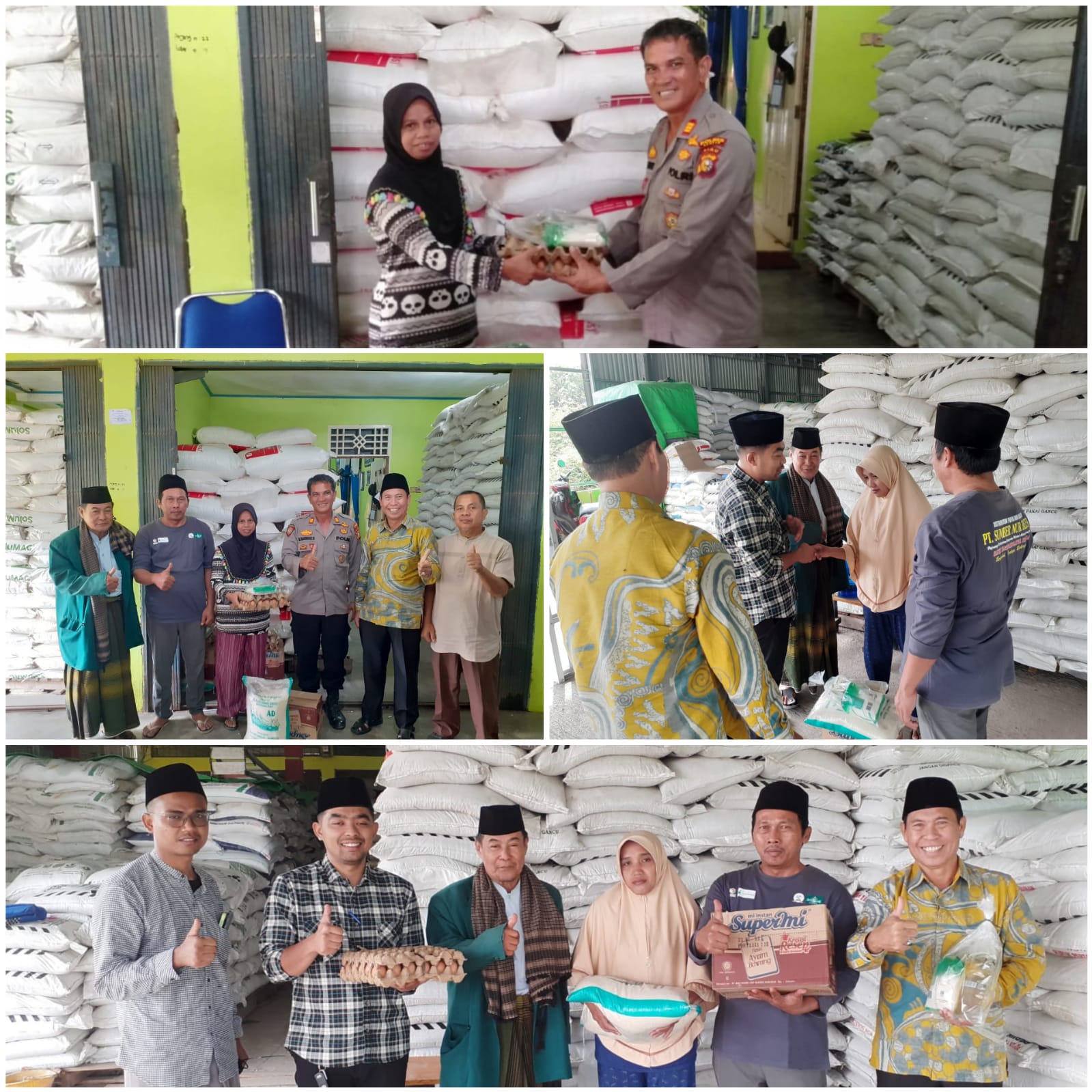 PadliKapolsek Tapung Hilir AKP M Simanungkalit dan Camat Tapung Hilir Hadinur, Ikut Jum'at Barokah' PadliKapolsek Tapung Hilir AKP M Simanungkalit dan Camat Tapung Hilir Hadinur, Ikut Jum'at Barokah'i