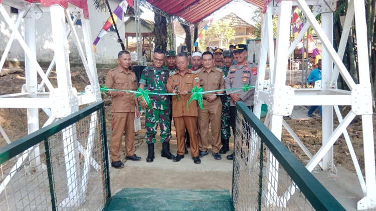 Penantian Panjang Berakhir, Jembatan Blengbeng Resmi Diresmikan DANDIM 0601/Pandeglang