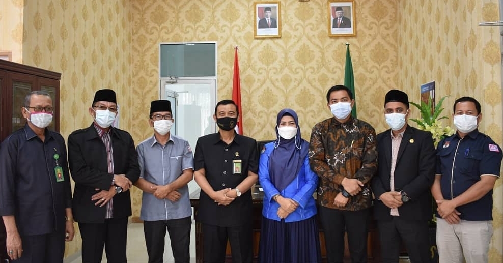 Pemutakhiran Data Pemilih Berkelanjutan 2021, KPU Kampar Kunjungi Disdukcapil dan Pengadilan Agamai