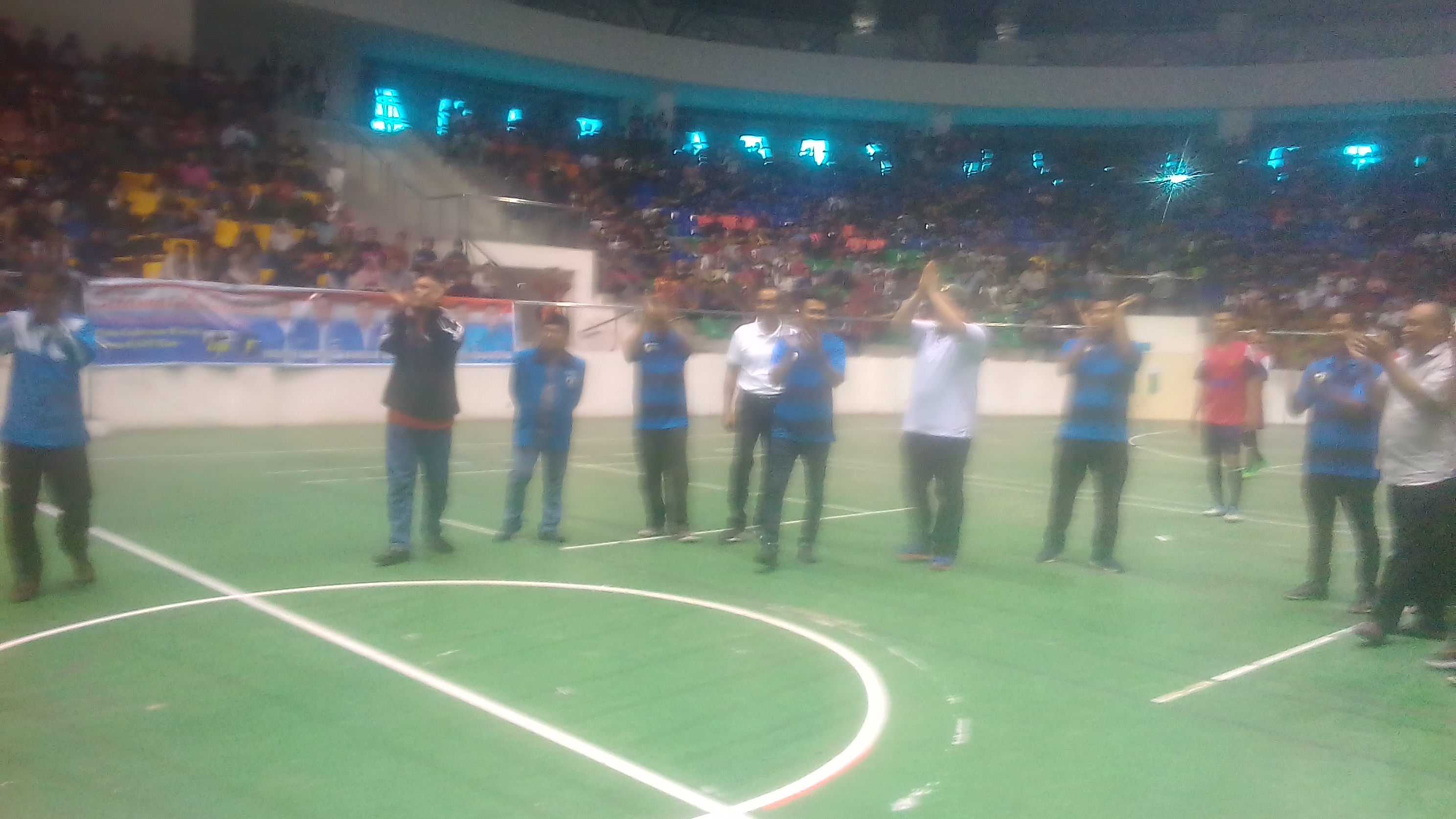 Meski Molor, Pembukaan Turnamen Futsal KNPI CUP 2017 Tetap Berlangsung Meski Molor, Pembukaan Turnamen Futsal KNPI CUP 2017 Tetap Berlangsungi