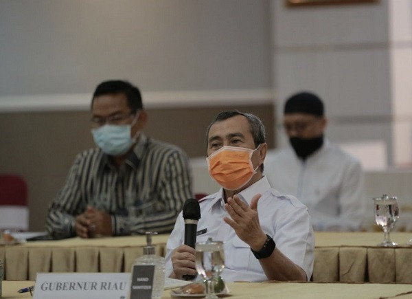Gubri: Realisasi Anggaran Covid-19 Provinsi Riau 30 Persen Gubri: Realisasi Anggaran Covid-19 Provinsi Riau 30 Perseni