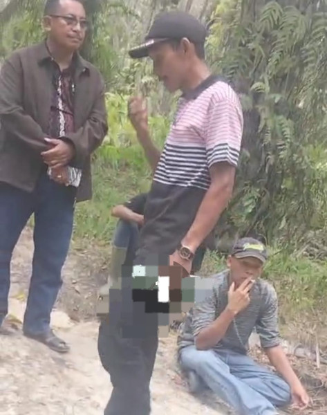 Inilah Tampang Oknum RT Ismayadi dan Hotman Silalahi, Terduga Mafia Kawasan Hutan Kota Garo, Kampari