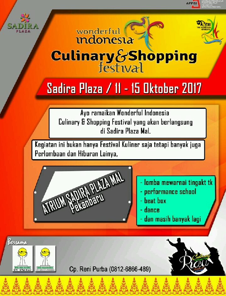 Usai di MTC dan Ciputra, Minggu ini WICSF 2017 Hadir di Sadira dan Plaza Citra Usai di MTC dan Ciputra, Minggu ini WICSF 2017 Hadir di Sadira dan Plaza Citrai