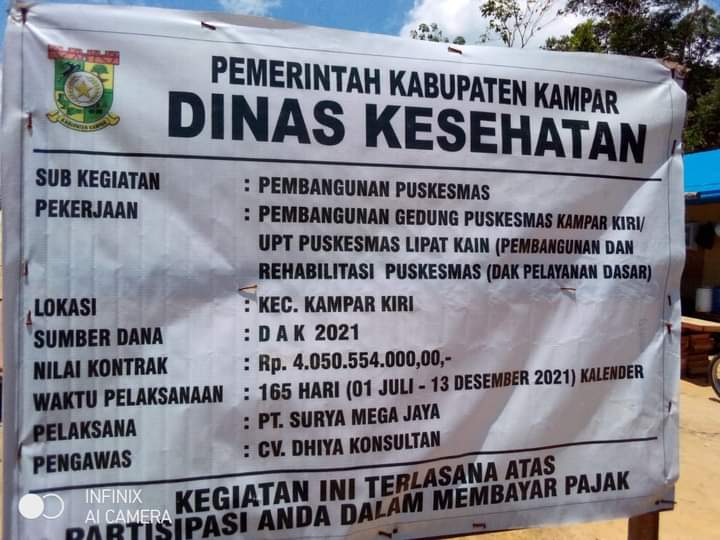 Diduga Ada Kejanggalan Proyek Pembangunan Puskesmas Kecamatan Kamparkiri Kabupaten Kampar Diduga Ada Kejanggalan Proyek Pembangunan Puskesmas Kecamatan Kamparkiri Kabupaten Kampar i