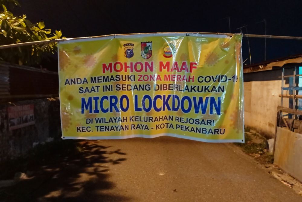 26 Kelurahan di Pekanbaru Masih Zona Merah dan 18 Oranye