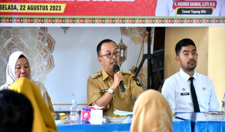 Diapresiasi Camat, ini Poin-poin yang Disampaikan PJ Bupati Kampar saat Kunker di Tapung Hiliri