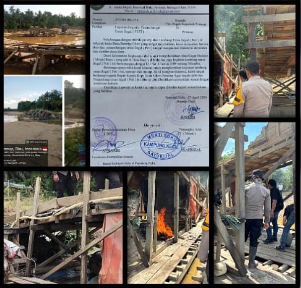  PETI Masih Beroperasi di Peranap, Kapolres Inhu Dorong Kolaborasi, Masyarakat Minta Penegakan Hukum Tak Tebang Pilih  