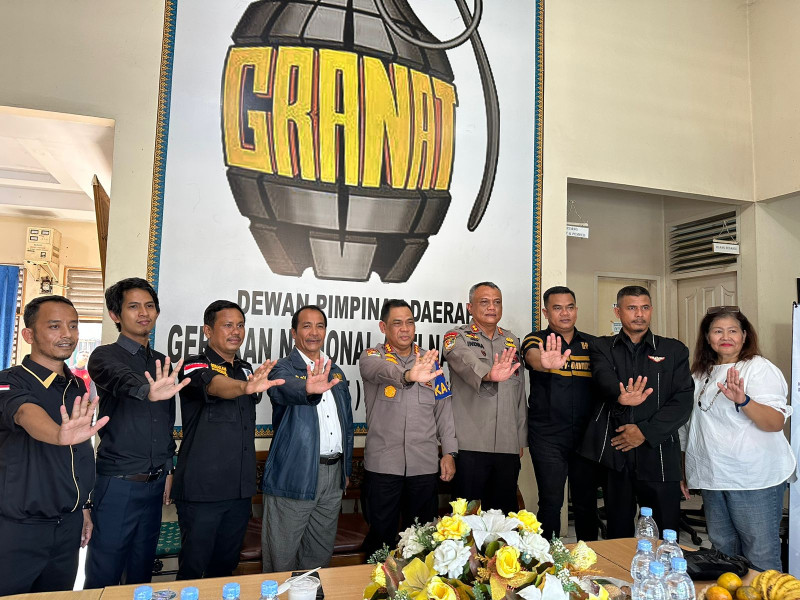 DPD GRANAT RIAU Bersama SPN POLDA RIAU Komit untuk Berantas Narkhoba*i