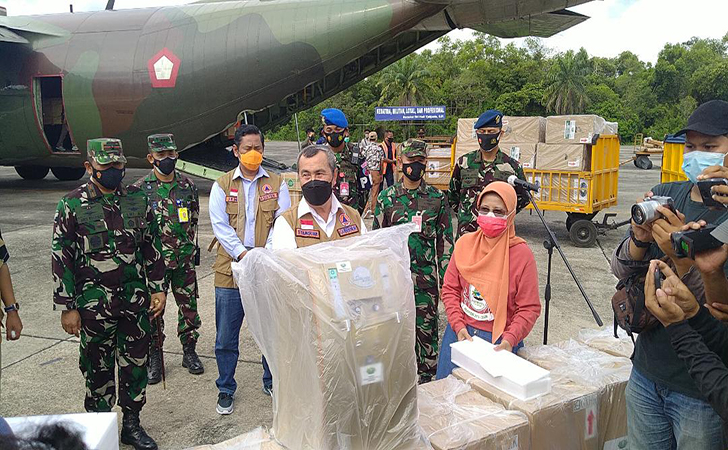 Jokowi Kirim Alat Ubah Udara Jadi Oksigen ke Riau Jokowi Kirim Alat Ubah Udara Jadi Oksigen ke Riaui