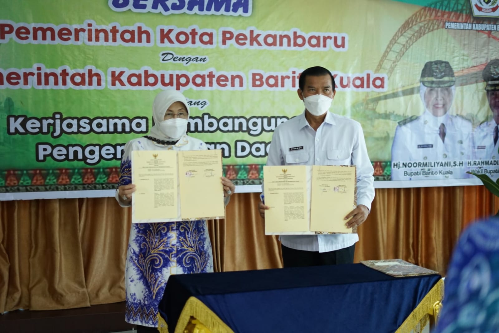 Dihadiri BPKAD,MoU Pekanbaru dengan Pemkab Barito Kuala Bidang Pengembangan MPP dan Ketahanan Pangan Dihadiri BPKAD,MoU Pekanbaru dengan Pemkab Barito Kuala Bidang Pengembangan MPP dan Ketahanan Pangani