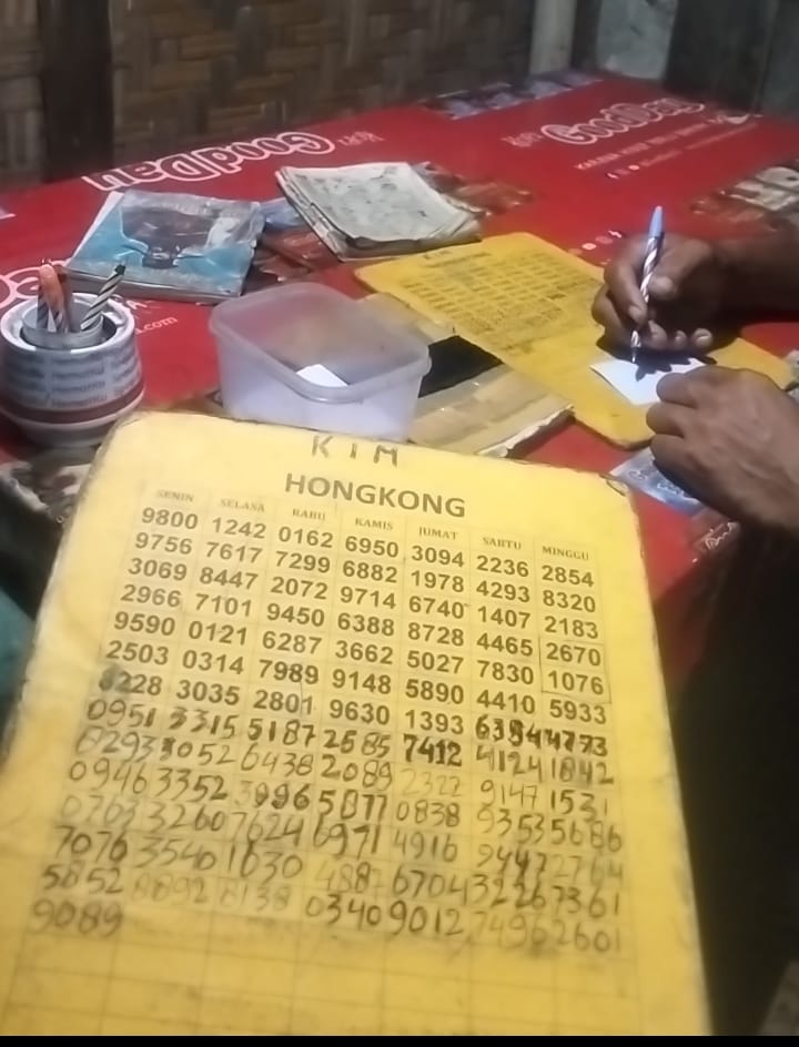 Judi Togel Semakin Marak di Bangko Pusako Balam, di Duga APH Terkesan Dapat Storani