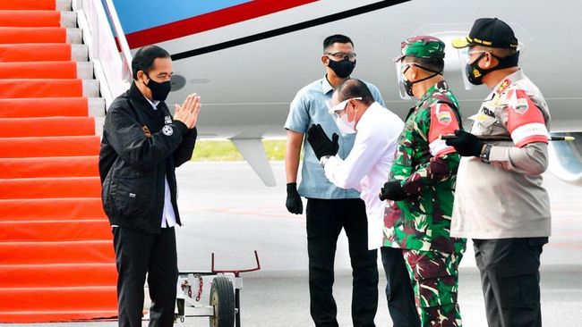 Jokowi Terbang ke Kalsel, Cek Kondisi Korban Banjir Jokowi Terbang ke Kalsel, Cek Kondisi Korban Banjiri