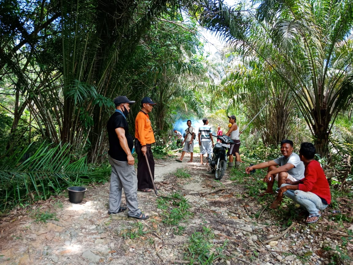 Warga Dusun IV Desa Pangkalan Baru Siak Hulu Gotong Royong Perbaiki Jembatan yang Sudah Lama Rusak Warga Dusun IV Desa Pangkalan Baru Siak Hulu Gotong Royong Perbaiki Jembatan yang Sudah Lama Rusak