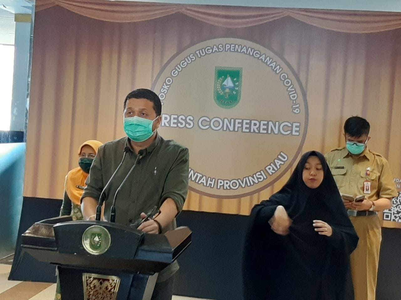 Tambahan 5 Pasien Positif Covid-19, Empat dari Meranti dan Satu Asal Bengkalis