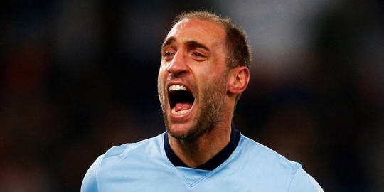 Ini selebrasi Zabaleta andai jebol gawang MU Ini selebrasi Zabaleta andai jebol gawang MUi