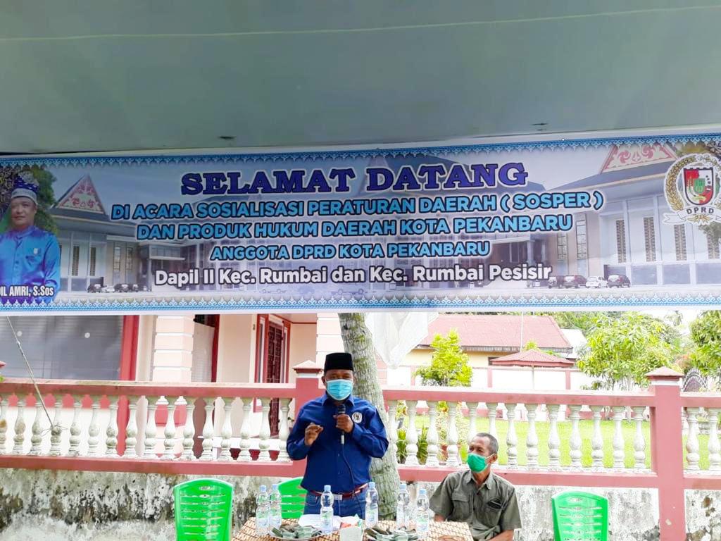 Anggota DPRD Kota Pekanbaru Aidil Amri: Mudah-mudahan Warga Lebih Paham Hukum Anggota DPRD Kota Pekanbaru Aidil Amri: Mudah-mudahan Warga Lebih Paham Hukumi