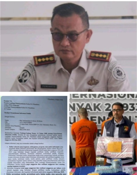 Kementerian Pemasyarakatan Akan Pecaat Mencopot Jabatan Pegawai Lapas Yang Diduga Maraknya Pemasukan Narkotika di Lapas Pembinaan narapidana Pekanbaru Kelas Dua ( II A )i