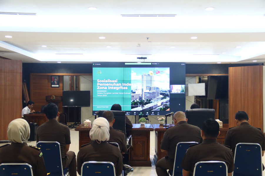 Sosialisasi Pemenuhan Indeks Zona Integritas Melalui Pengisian Lembar Kerja Evaluasi (LKE) Tahun 2023 Sosialisasi Pemenuhan Indeks Zona Integritas Melalui Pengisian Lembar Kerja Evaluasi (LKE) Tahun 2023i