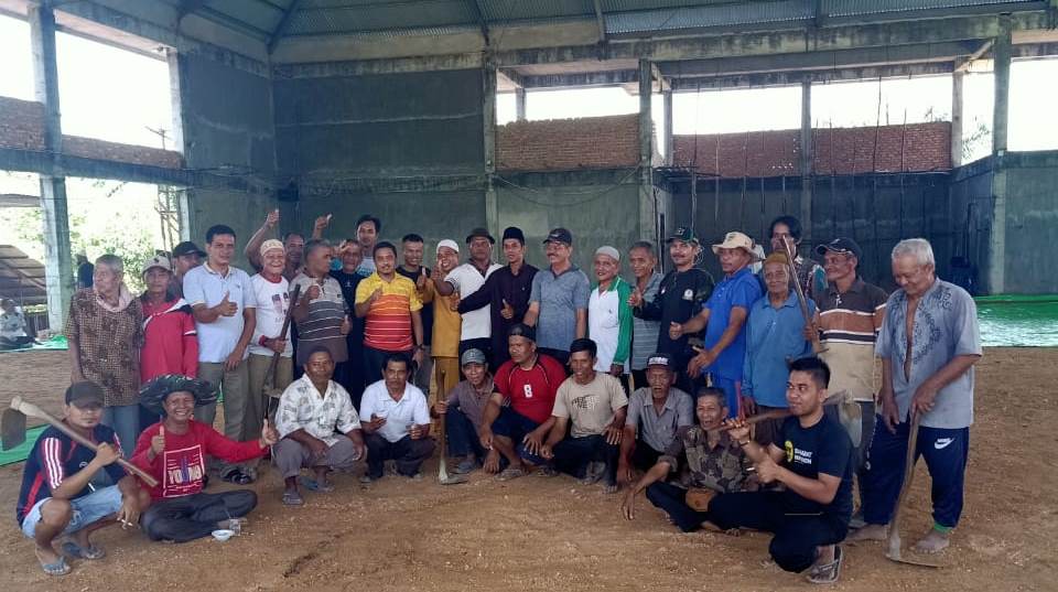 Anggota DPRD Kampar Repol S.Ag Kunjungi Masjid Syuhada Pangkalan Baru Siak Hului