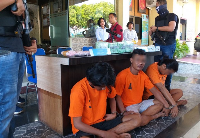 Dari Laporan Masyarakat, Polresta Pekanbaru Bekuk 3 Pengedar Narkobai