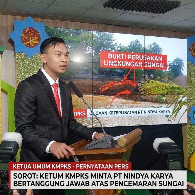 Ketua Umum KMPKS Agung Maulana Sorot PT NINDYA KARYA Melanggar UUD Merusak Lingkungan Sumatra Barati