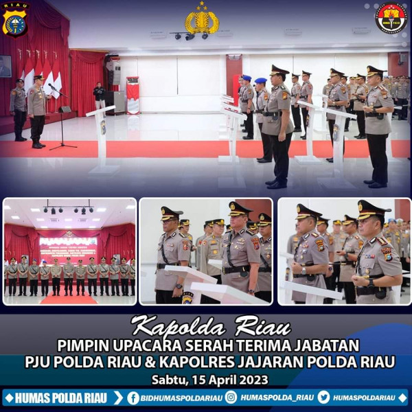Sertijab 4 PJU dan 3 Kapolres, Kapolda Riau: Pejabat dan Kapolres yang Baru Saya Minta Gaspool ! Sertijab 4 PJU dan 3 Kapolres, Kapolda Riau: Pejabat dan Kapolres yang Baru Saya Minta Gaspool !i