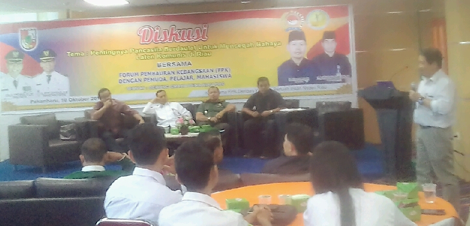 Fpk Pekanbaru Gelar Diskusi, Ingatkan Bahaya Laten Komunis di Riau Fpk Pekanbaru Gelar Diskusi, Ingatkan Bahaya Laten Komunis di Riaui