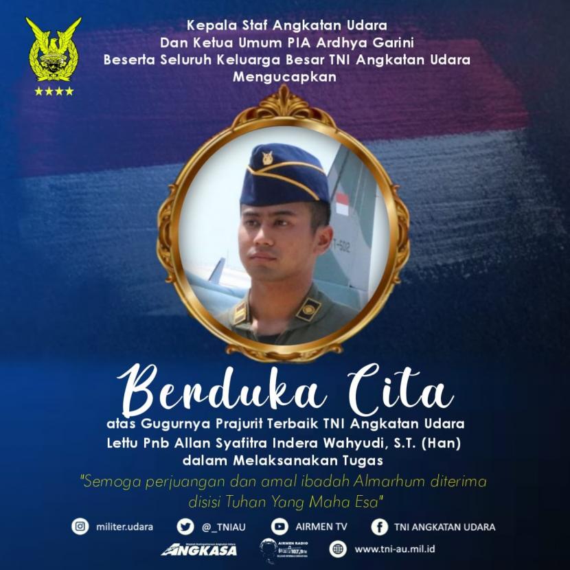 Pilot Pesawat T-50i Golden Eagle yang Jatuh di Blora Dipastikan Gugur Pilot Pesawat T-50i Golden Eagle yang Jatuh di Blora Dipastikan Guguri