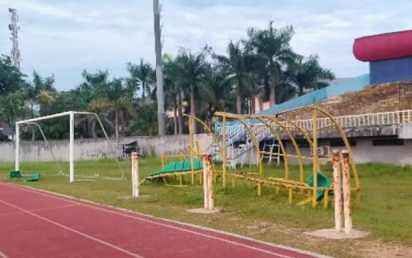 Parah, Stadion Tuanku Tambusai Kumuh dan Tidak Terawat, Aktivis Kagotra Sindir PJ Bupati Kampari