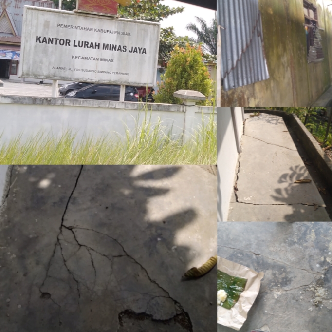 Bangunan Kantor Lurah Minas Sangat Memprihatinkan Bangunan Kantor Lurah Minas Sangat Memprihatinkani