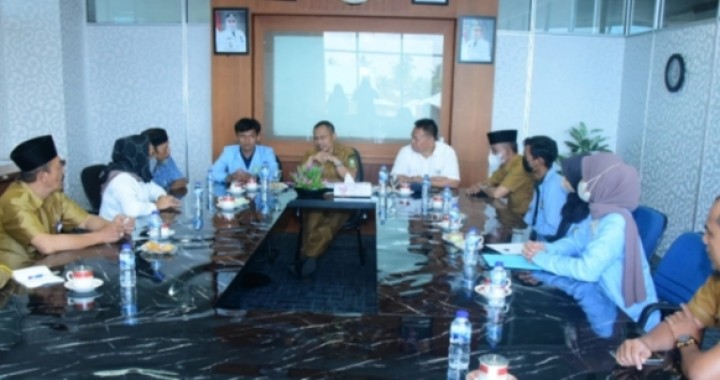 Wabup Bengkalis Sambut FKDM dan Mahasiswa KKN UNRI