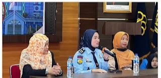 Mahasiswa Universitas Islam Negeri Sultan Syarif Kasim Riau menggelar kegiatan di lembaga permasyarakatan kelas ll Pekanbarui