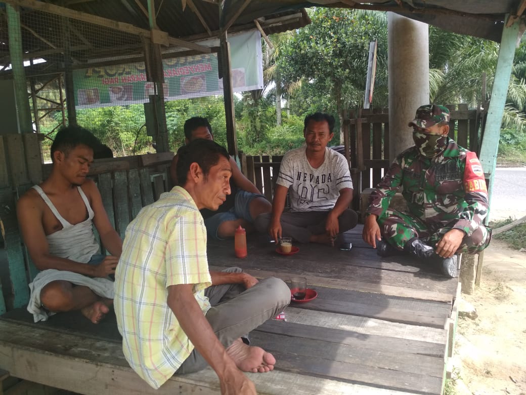 Serda Aizur Hedi Ajak Warga Dukung Pelaksanaan TMMD KE -110 Kodim 0313/KPR