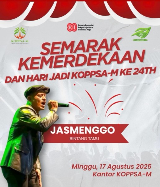 Bakal Meriah, Perayaan HUT RI dan HUT Koppsa-M Akan Dihadiri Penyanyi Jas Menggo Bakal Meriah, Perayaan HUT RI dan HUT Koppsa-M Akan Dihadiri Penyanyi Jas Menggoi