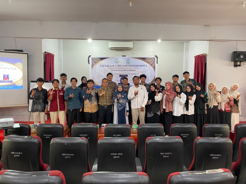IKA FEKONSOS UIN SUSKA RIAU, TAJA PROGRAM ALUMNI DENGAN MATERI PERTAMA TATA KELOLA ORGANISASI MAHASISWA