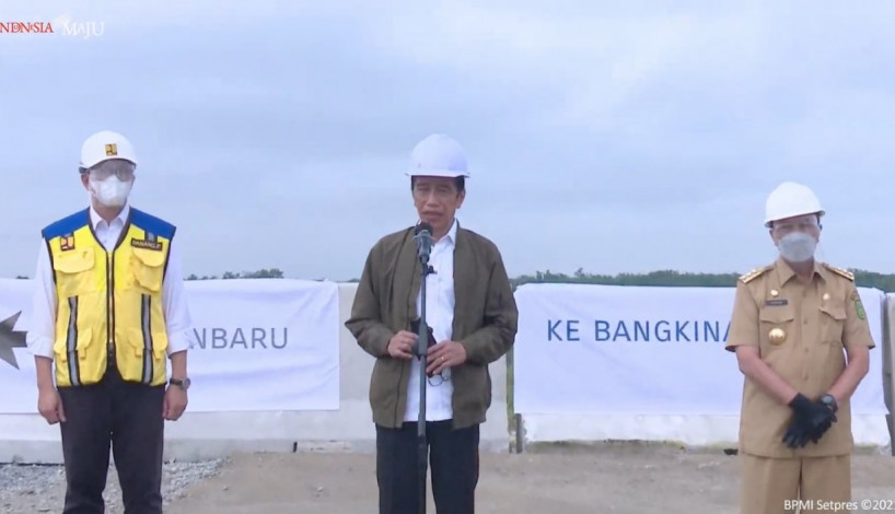 Presiden Jokowi Tinjau Jalan Tol Pekanbaru-Bangkinang, Presiden Jokowi Tinjau Jalan Tol Pekanbaru-Bangkinang,i