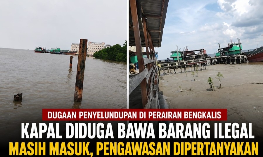 Diduga Kebal Hukum, Barang Ilegal Tetap Masuk Bengkalis