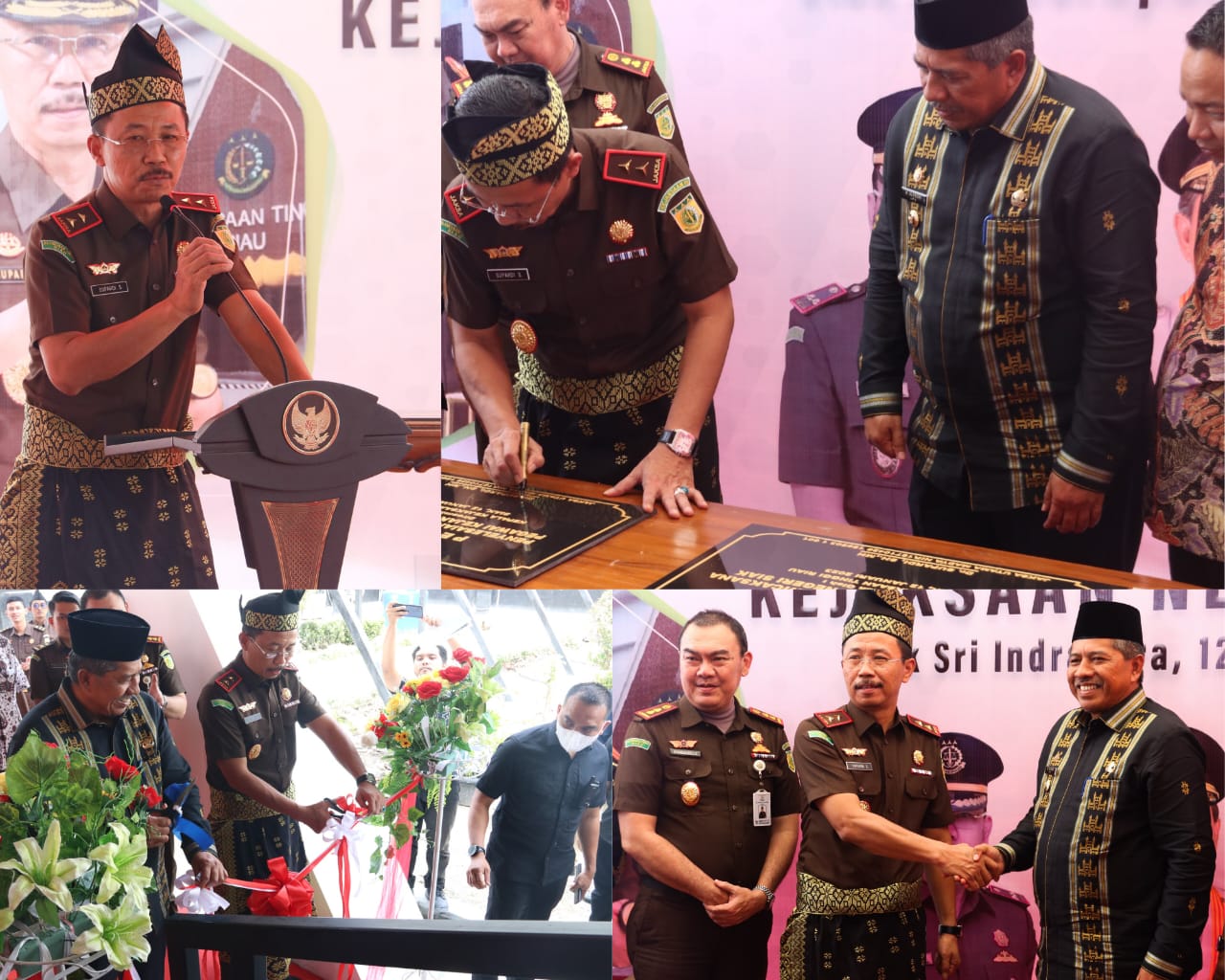 KEPALA KEJAKSAAN TINGGI RIAU MERESMIKAN GEDUNG AULA SATYA ADHI WICAKSANA DAN MESS KEJAKSAAN NEGERI SIAK KEPALA KEJAKSAAN TINGGI RIAU MERESMIKAN GEDUNG AULA SATYA ADHI WICAKSANA DAN MESS KEJAKSAAN NEGERI SIAKi