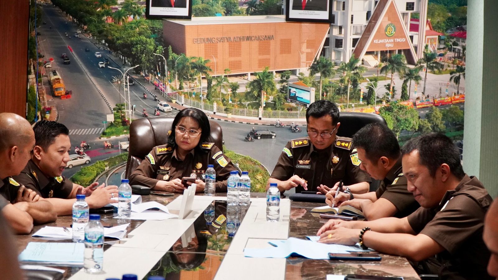 PEMANTAUAN DAN INSPEKSI UMUM OLEH ASISTEN PENGAWASAN KEJAKSAAN TINGGI RIAU DALAM RANGKA INSPEKSI UMUM TAHUN 2023i