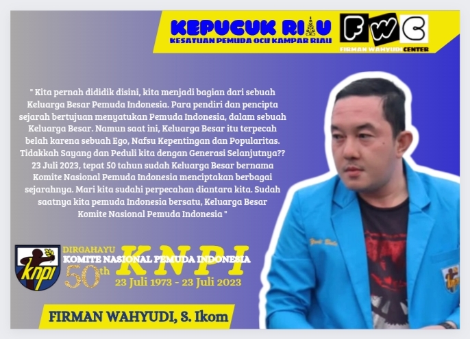 Menuju 50 Tahun KNPI, Bersatu Atau Tetap Terbelah ?i
