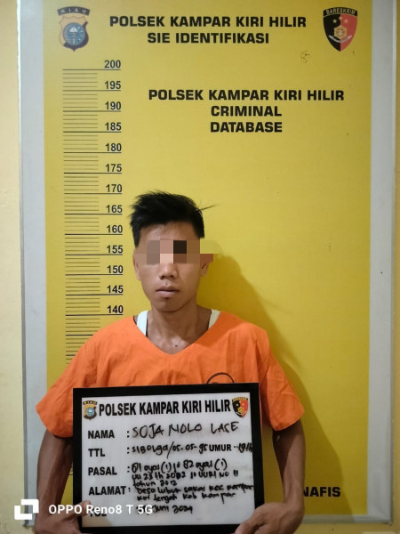 Ingin Kabur, Akhirnya Polsek Kampar Kiri Tangkap Pelaku Pencabulani