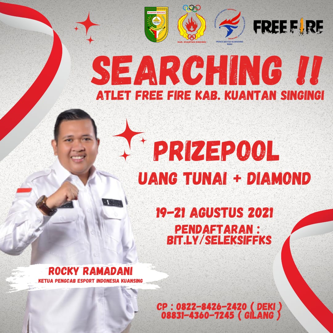 Pengcab ESI Kuansing Gelar Seleksi Free Fire Untuk Qualifikasi Pra PON Pengcab ESI Kuansing Gelar Seleksi Free Fire Untuk Qualifikasi Pra PONi